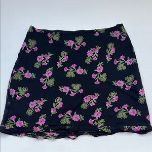 Talbots vintage Rayon Skirt Floral flowy fairy‎ dainty y2k 90s Rachel green 10